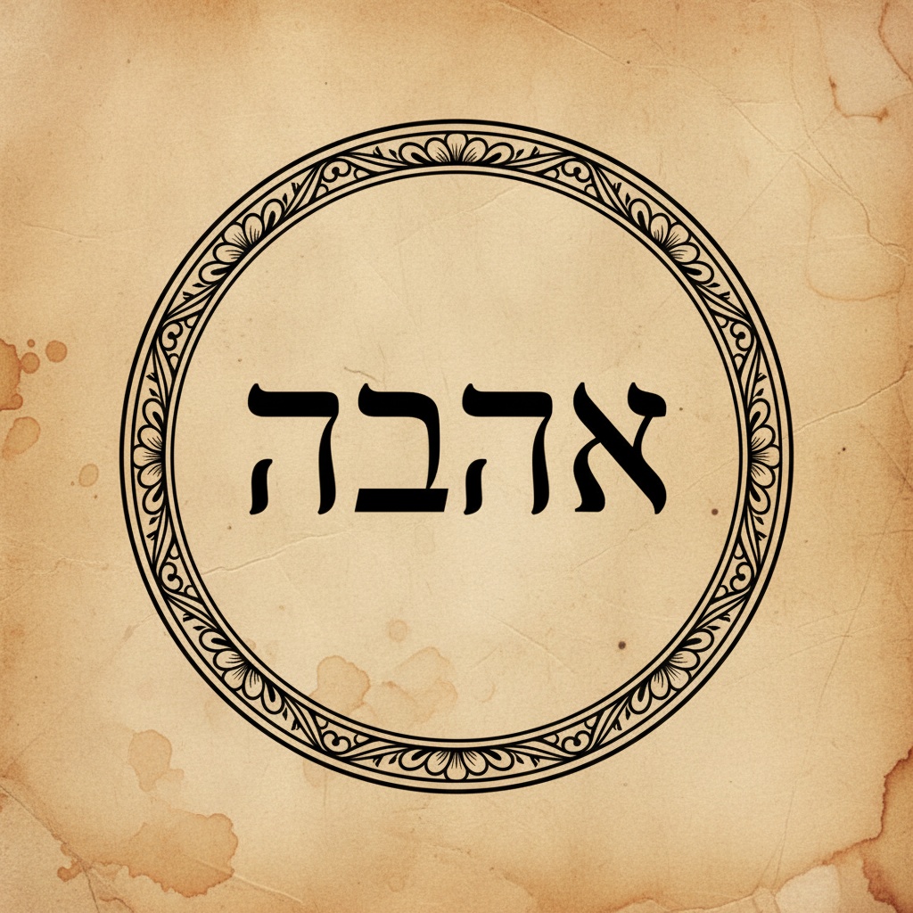 Ahava (אהבה) — znaczenie symbolu
