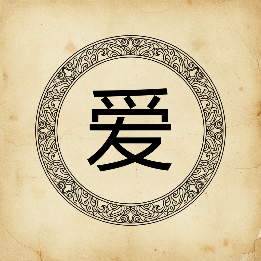 Ai (爱) — Miłość — znaczenie symbolu