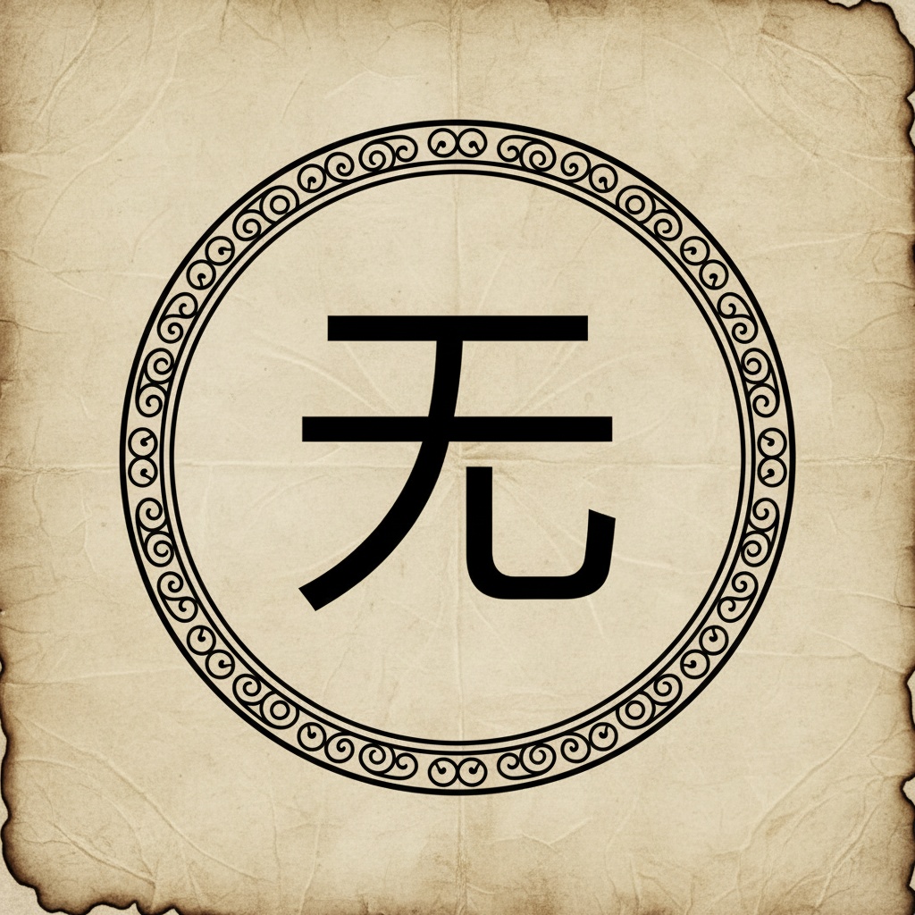Wu (无) — Nicość / Mu